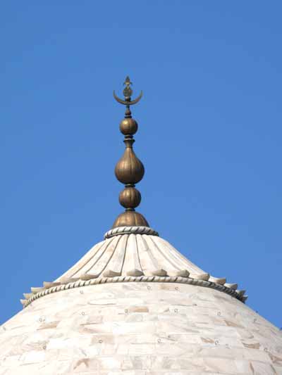 タージ・マハールの尖塔